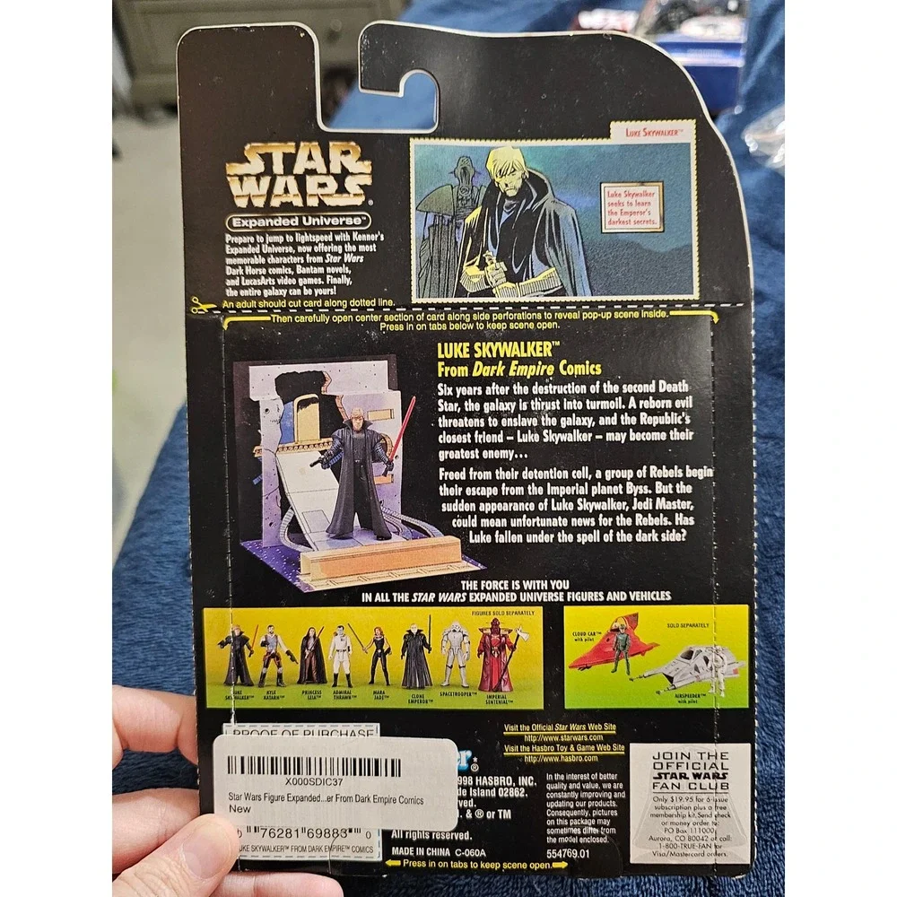 Star Wars Luke Skywalker Dark Empire Comics Expanded Universe Kenner 1998 Figure